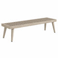 Banco de madera de abedul 150 cm beige